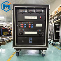 Manchange 14U 34 voies 3 phases 400A 220V Équipement de distribution d'énergie certifié CE avec rack de transport pour sonorisation en direct