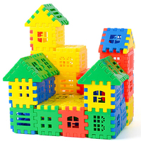 Nouveaux produits et style merveilleux, blocs de construction en plastique légers et flocons dans la catégorie des blocs de construction pour la maison