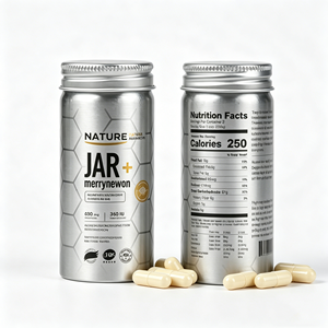 High-quality Seamless Aluminum Vitamin <b>Bottle</b> Packaging with a High-end Hand-feel Aluminum Wide Mouth Jar - Product Image 1