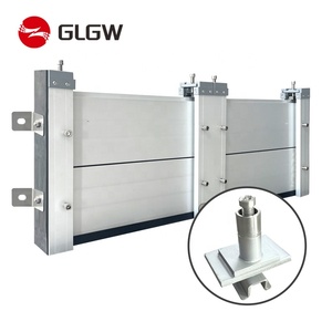 Barrière modulaire anti-inondation, panneaux de barrière anti-inondation en aluminium, barrière anti-inondation portable, barrière de contrôle des inondations en aluminium - Product Image 1