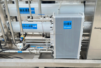 Machine de traitement de l'eau RO industrielle à filtration multi-étapes en acier inoxydable HUAJIETEC pour la production de détergents cosmétiques