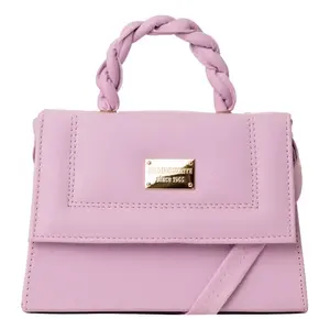 Bolso Bandolera Refinado Fana Nicole en Color Lila para Dama, Estilo de Moda con Correa Única y Cierre de Cremallera Impermeable, Letra Transparente, para Verano e Invierno - Product Image 1