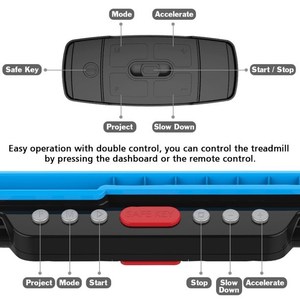 Caminadora Plegable KREEDA, Ultra Silenciosa, para Ejercicio en Casa, Capacidad <span class=keywords><strong>de</strong></span> 120 kg y Almacenamiento Compacto - Product Image 3