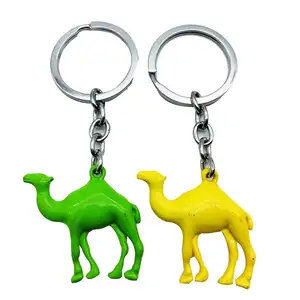 3D精致骆驼模型金属钥匙扣促销纪念品礼品