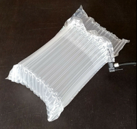 Emballage logistique sac de gonflage d'air en plastique sacs de colonne d'air pour protecteur de bouteille de vin rouge