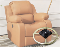 Base de chaise à bascule en acier inoxydable, cadre de meuble pivotant, design industriel, quincaillerie durable pour chambre, salle à manger, salon