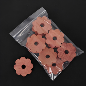 Guirnaldas Decorativas <span class=keywords><strong>de</strong></span> <span class=keywords><strong>Madera</strong></span> <span class=keywords><strong>de</strong></span> Cedro Rojo Natural para el Hogar, Repelentes <span class=keywords><strong>de</strong></span> Insectos, Antiolores, Antipolillas, Antihumedad, Aromatizantes para Armarios y Zapateros - Product Image 2
