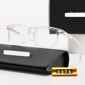 <span class=keywords><strong>Gafas</strong></span> de Sol de Nuevo Estilo, Lentes sin Receta con Montura Cuadrada para Hombre y Mujer, <span class=keywords><strong>Gafas</strong></span> Ópticas Clásicas de Moda para Viaje 2271 - Product Image 3