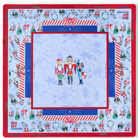 Tapete de Mahjong con Diseño de Copos de Nieve Navideños, Antideslizante, Reductor de Ruido, Plegable, para Mesa de Entretenimiento, Uso Familiar Navideño