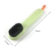 Brosse de nettoyage distributrice de liquide Auto-Press-Épurateur hydraulique multifonctionnel pour linge/chaussures/ménage