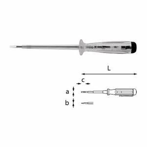 Tournevis Usag 321 Fl à tête plate de 350 mm, qualité industrielle, poignée antidérapante - Product Image 1