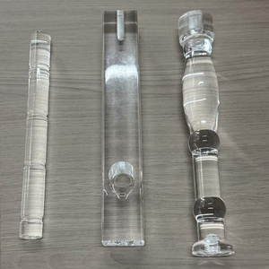 Customizable Acrylic Furniture Decoration Accessories High Quality Clear Acrylic Rods with Cutting & Stamping Services - Product Image 1