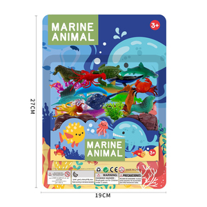 JinYing - Paquete de 16 Figuras de Animales Marinos del Mundo Submarino, de PVC, 7-8 cm, Venta al por Mayor - Product Image 4