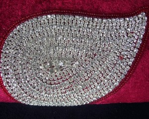 Ndian-Bolso de mano elegante para mujer, bolsa de mano de lujo bordada PARA CENA y Noche - Product Image 2