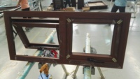Ventana de Vidrio con Doble Acristalamiento y Toldo de UPVC, Directo de Fábrica 2026, para Viviendas y Residencias