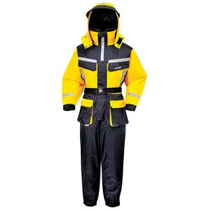 Professional Coastal Sailing Flotation Fishing Jacket Overall Winter Rain Suit with Breathable Fishing Wear for Ice Fishing