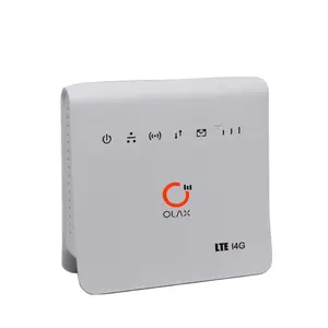 طويلة المدى 4G LTE CPE اللاسلكية ذات النطاق العريض واي فاي جهاز توجيه ببطاقة SIM فتحة و RJ 45 ميناء LAN
