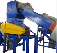 Broyeur de déchets PET bouteille PE PP films sacs plastique
