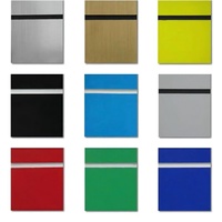 Feuille ABS brossée bicolore pour gravure laser, plaques signalétiques, étiquettes, signalétique industrielle, feuille de plastique ABS personnalisable pour gravure laser