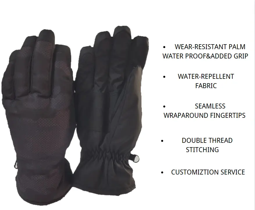 Manufacturers Customized Winter Ski Gloves For Men And Women Warm Gloves.