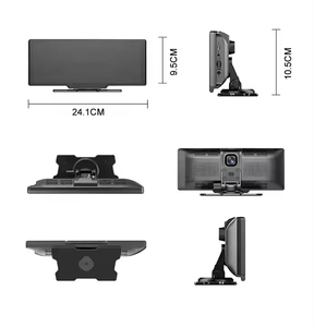 Caméra embarquée pour voiture avec <span class=keywords><strong>écran</strong></span> tactile de 10,26 pouces, <span class=keywords><strong>enregistreur</strong></span> vidéo 4K à double objectif, CarPlay sans fil, Android Auto, boîte noire, garantie <span class=keywords><strong>d</strong></span>'un an - Product Image 4