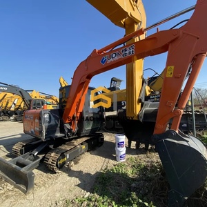 Transport gratuit d'excavatrices hydrauliques Hitachi ZX60 d'occasion de 6 tonnes, de haute qualité, pour l'aménagement paysager agricole et résidentiel - Product Image 1