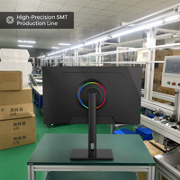 Moniteur de jeu 32 pouces 2K 75Hz avec interface IPS, rétroéclairage RVB, temps de réponse de 1 ms, vente en gros d'usine OEM ODM