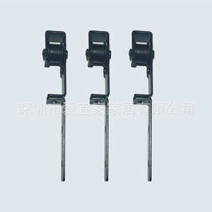 Support de porte de grange Ayj en acier au carbone noir mat pour accessoire de quincaillerie d'armoire - Product Image 3