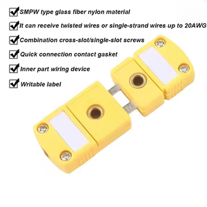 Spina termocoppia tipo K personalizzabile SMPW-K-M/K/T/J/<span class=keywords><strong>N</strong></span>/<span class=keywords><strong>U</strong></span>/E-M/<span class=keywords><strong>F</strong></span> pannello connettore OEM/ODM - Product Image 4