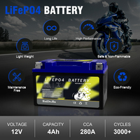 OEM baterai Starter sepeda motor 12v 4ah 5AH 6ah 8AH 10ah 20ah Li-ion LifePo4 baterai Starter sepeda motor