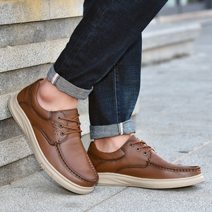 Il produttore di scarpe in pelle vende scarpe eleganti da <span class=keywords><strong>uomo</strong></span> eleganti in vera pelle traspirante casual di alta qualità - Product Image 5