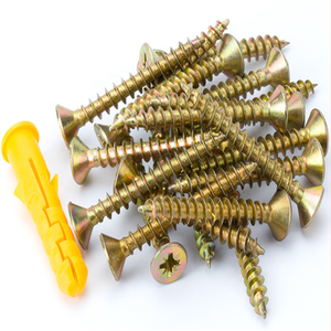 De plástico de expansión tubo autorroscante los anclajes de pared de madera tapones de plástico de expansión con tornillo de Metal kit de - Product Image 4