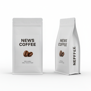 Sacchetti in Plastica con Soffietto Laterale per Caffè, Confezione Personalizzata da 340g, Busta per Caffè con Fondo Piatto - Product Image 2