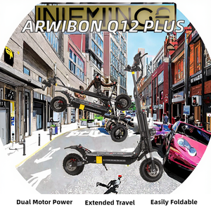 Trottinette Électrique Pliable Intelligente Arwibon Q12 Plus 60V 38AH 11 Pouces Longue Portée 80km/h Expédition Gratuite depuis l'Entrepôt UE/US - Product Image 4