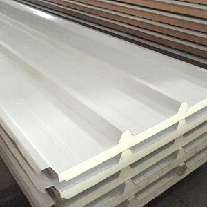 Panel Sándwich de Acero de Doble Cara con <span class=keywords><strong>Aislamiento</strong></span> Térmico para Paredes y Techos de Cámaras Frigoríficas, Núcleo PIR para Construcciones de Hoteles - Product Image 3