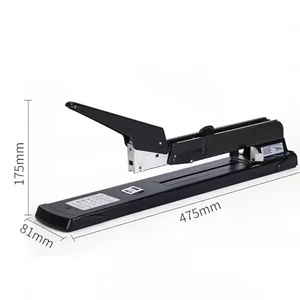 <span class=keywords><strong>Fournitures</strong></span> de bureau 200 feuilles agrafeuse épaissie grande machine à <span class=keywords><strong>reliure</strong></span> à couture de livre multifonction agrafeuse à bras long <span class=keywords><strong>pour</strong></span> livre robuste - Product Image 2