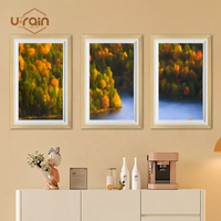 Bingkai Foto Digital Pintar 21,5 Inci dengan Android 10 1080P FHD 4G/WiFi Speaker Desain Motif Kayu untuk Dekorasi Rumah Hadiah