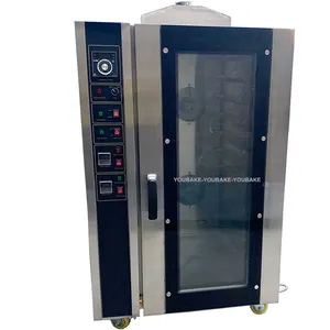 Oven konveksi Gas dek uap sirkulasi udara panas industri 5 8 10 12 nampan untuk semua jenis roti dan kue produksi tinggi