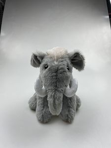 Jouets en peluche de haute qualité, bon marché, en gros, personnalisés, gris, en coton PP super doux, remplis, anti-stress, lavés, animaux en peluche - Product Image 2