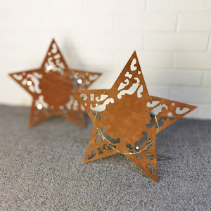 ของตกแต่งงานฝีมือศิลปะภูมิทัศน์คริสต์มาสที่ทนทาน ของตกแต่งสวนบ้านที่มีเอกลักษณ์ ทำจากโลหะคุณภาพสูง - ของขวัญวันหยุด - Product Image 5