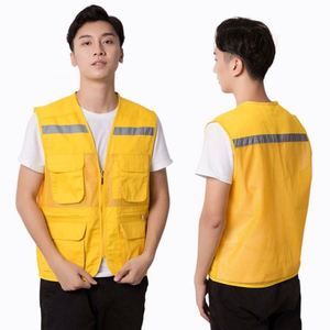 Chaleco de Seguridad Personalizado con Logotipo, Tallas Grandes, Transpirable, Ecológico, Unisex, Color Personalizado, Venta al Por Mayor, para Fotógrafos y Pescadores - Product Image 6