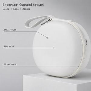 Étui personnalisé pour <span class=keywords><strong>tire</strong></span>-<span class=keywords><strong>lait</strong></span> avec coque rigide ronde, séparateur à poches en maille, sangle de poignet et options de marque privée - Product Image 3