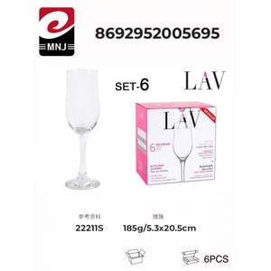 Colección Premium de Vasos COPA 6U de 195cc, Vasos COPA 6U Premium para Copas de Champán - Product Image 1