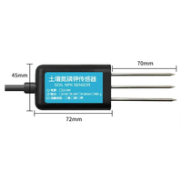 Sonde de surveillance des nutriments du sol NPK pour serre, système de test d'engrais avec communication RS485 Modbus