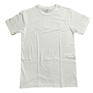 Camisetas de Verano para Hombre, 200g, Jersey de Color Sólido, Algodón/Poliéster, Transpirables, de Secado Rápido, Cuello Redondo, Personalizables - Product Image 1