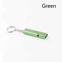 Mini Portable 120db Double tuyau haut décibel Camping en plein air randonnée survie sifflet multi-outils sifflet d'urgence
