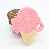 Baby Silicone Teething Toy, Ice Cream, ODM, OEM, Welcome