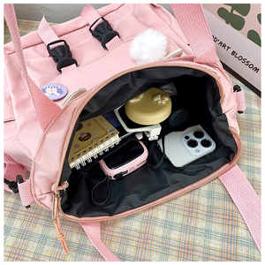 Groothandel Grote Canvas Draagtas Met Schattig Meisje Ontwerp Nieuwe Mode Student Schooltas Etui Tas Tas Voor Studenten - Product Image 2
