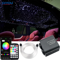 Kit de Plafonnier Étoilé pour Voiture en Gros 20W RGBW Scintillant Double Port 3m 1000 Étoiles avec Télécommande APP RF pour Décoration Automatique