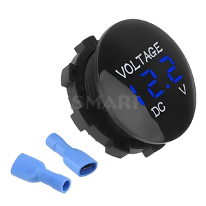 Voltmètre étanche DC 5-48V pour voiture, bateau, moto, testeur de tension numérique LED, affichage du voltmètre, jauge de tension de la batterie - Product Image 3